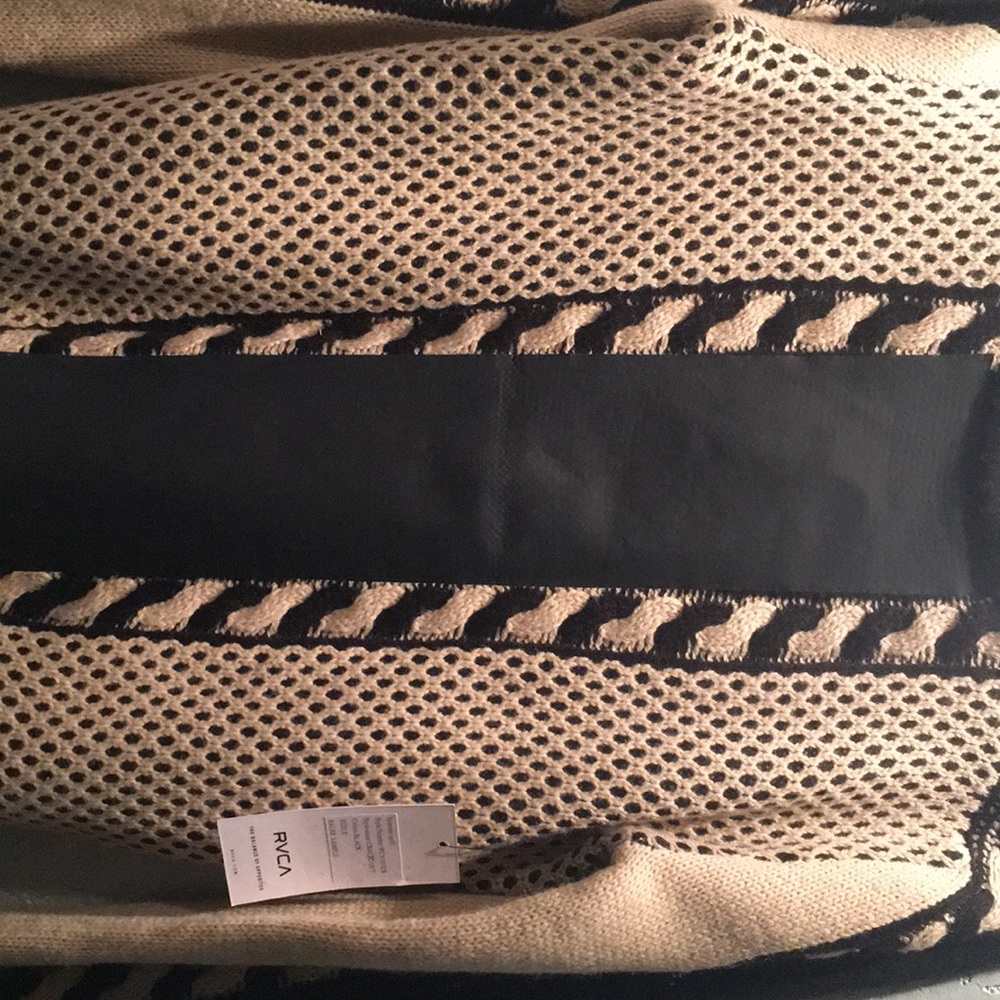 RVCA cardigan with pleather detailing - Picture 4 of 6
